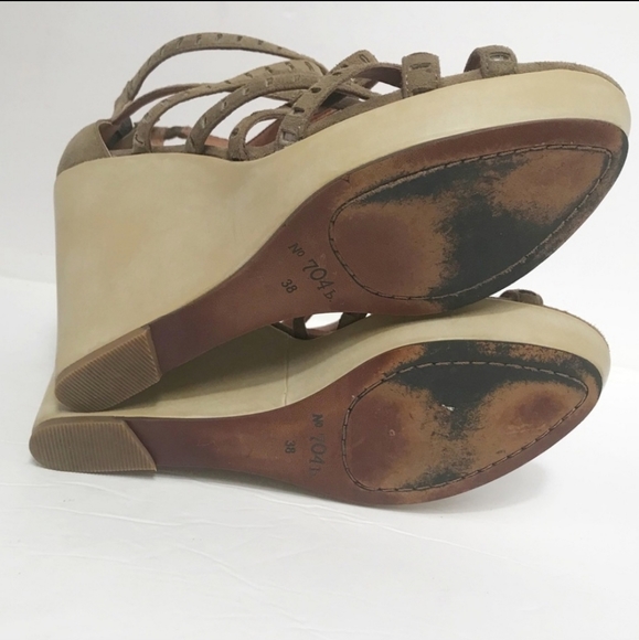 No. 704 b • Women’s Cameron Mink Strappy Wedge - Picture 6 of 6